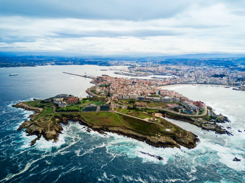 A Coruña, Galicja, Hiszpania