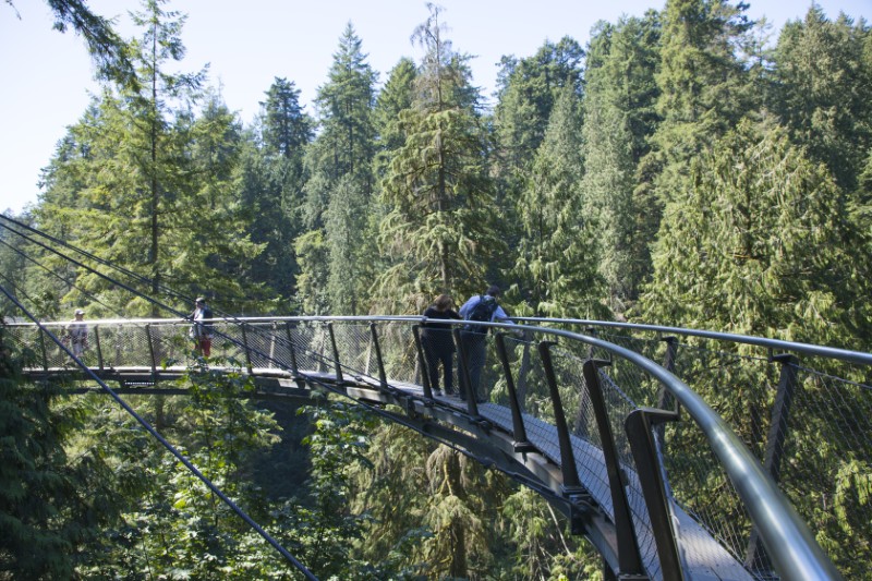 Capilano Suspension Bridge, Kolumbia Brytyjska, Kanada