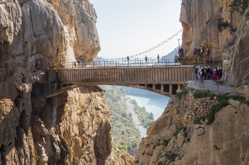 El Caminito del Rey, Costa del Sol, Hiszpania