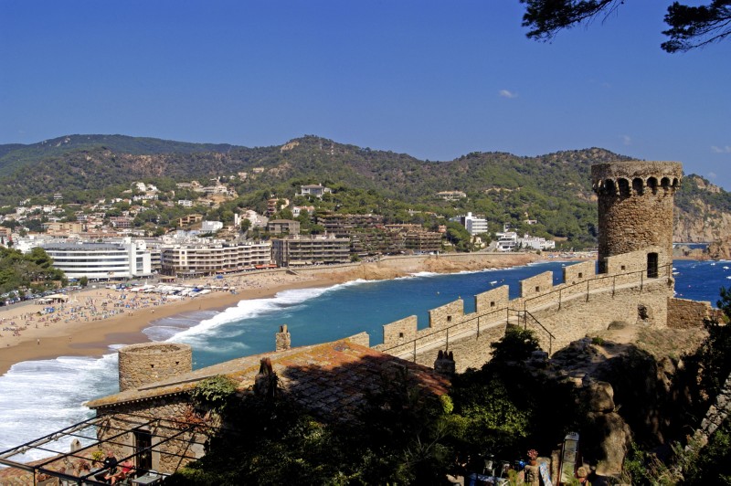 Girona, w pobliżu wybrzeża Costa Brava, Hiszpania