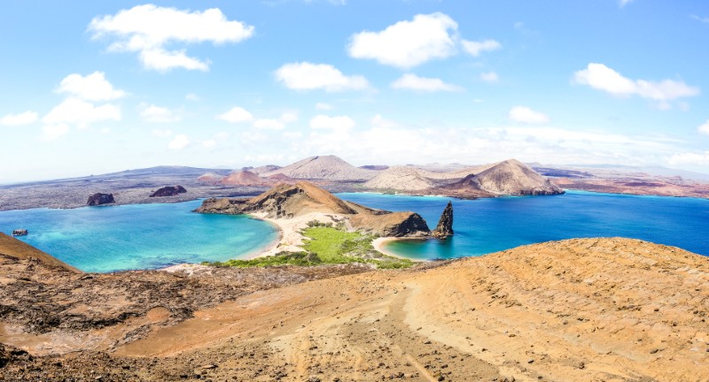  Isla Bartolome na archipelagu Wysp Galapagos, Ekwador, Ameryka Południowa