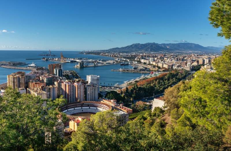 Malaga, Andaluzja, Hiszpania