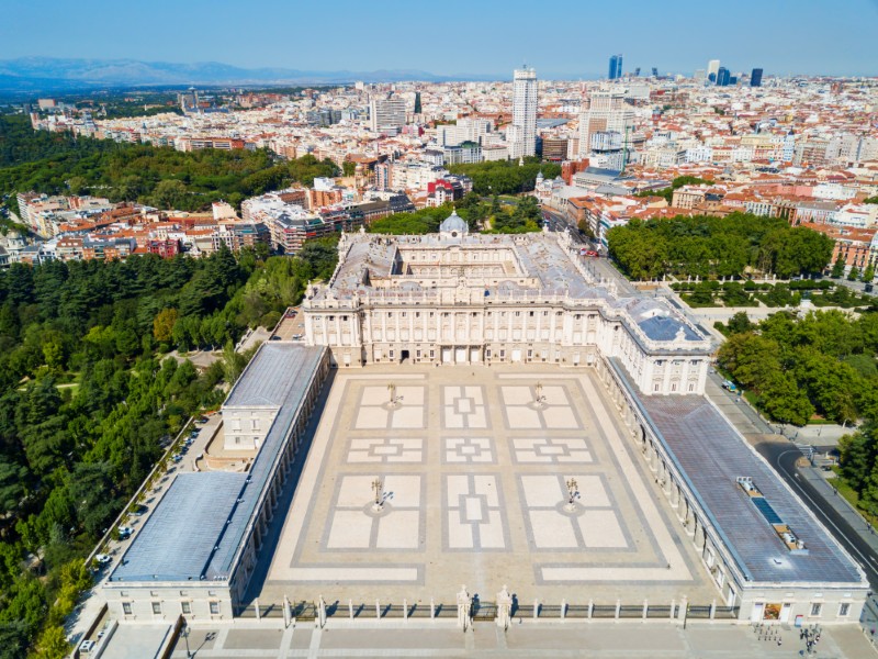 Pałac Królewski (Palacio Real), Madryt, Hiszpania