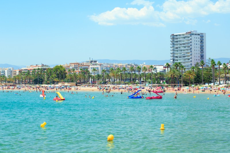 Platja de Llevant w Salou, Costa Dorada