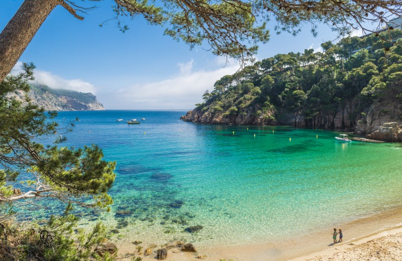 Cala Aiguablava w Begur, Costa Brava, Hiszpania