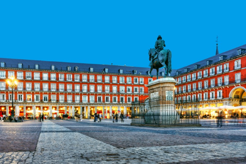 Plaza Mayor, Madryt, Hiszpania