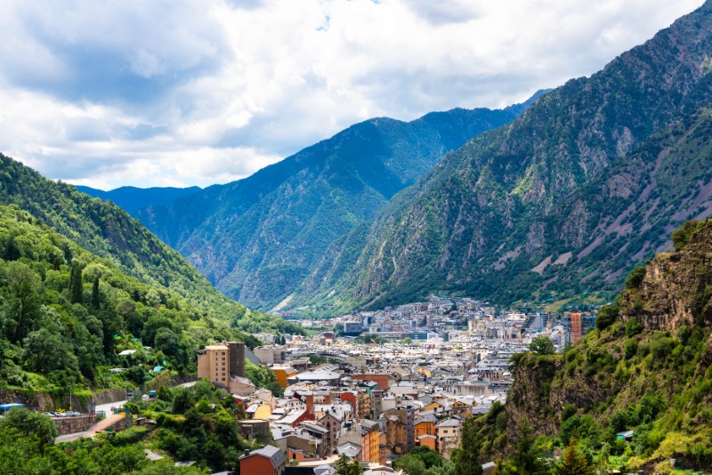 Andorra La Vella, Andora, Półwysep Iberyjski