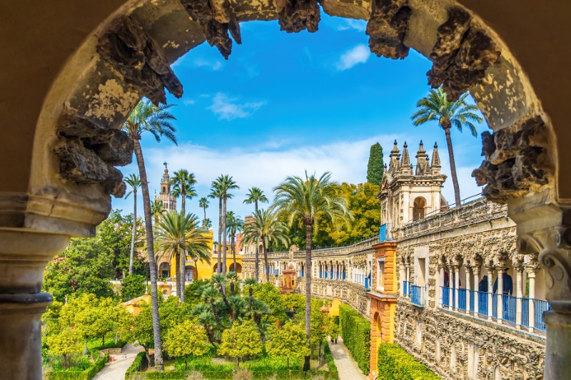 Real Alcázar, Sewilla, Hiszpania
