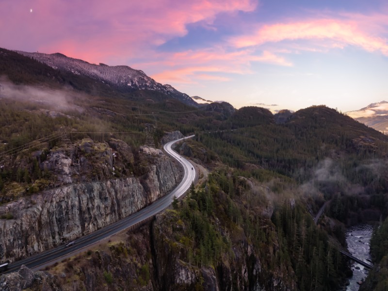 Autostrada Sea-to-Sky, Kolumbia Brytyjska, Kanada