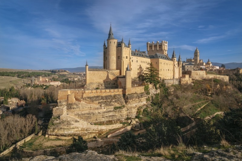 Zamek Alcázar w Segowii, Hiszpania