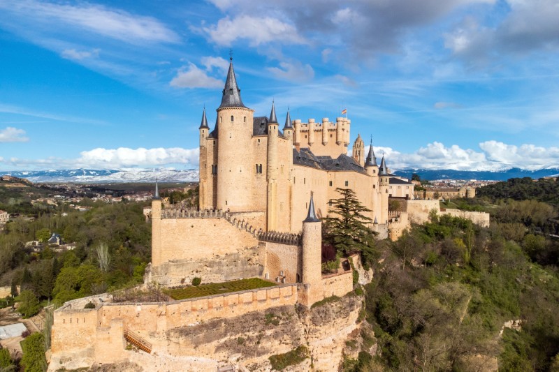 Zamek Alcázar w Segowii, Hiszpania