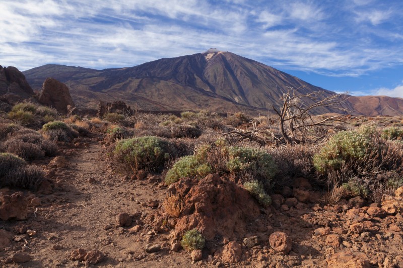 Wulkan Teide na Teneryfie, Wyspy Kanaryjskie, Hiszpania